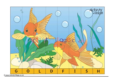 Goldfish Spelling Jigsaw