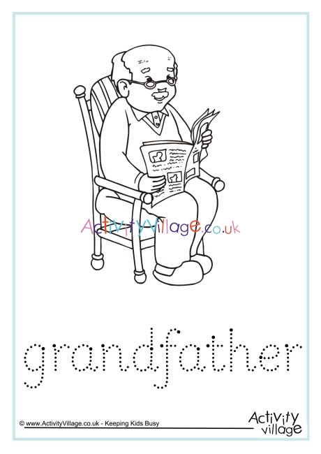 Grandfather Word Tracing