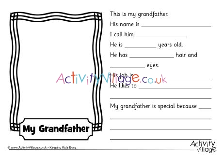 Grandfather worksheet 1