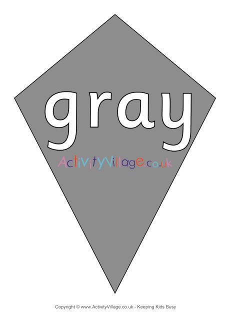 Gray kite poster