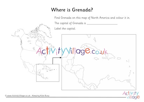 Grenada Location Worksheet