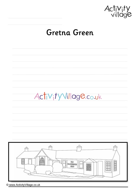Gretna Green Writing Page