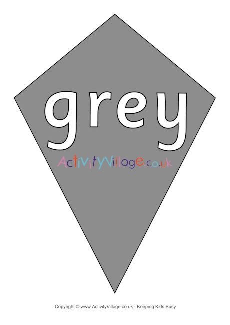 Grey kite poster
