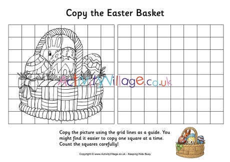 Grid copy Easter basket