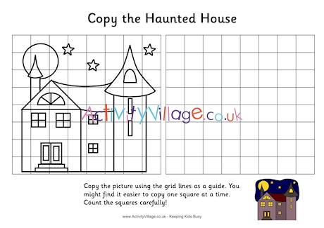 Grid copy haunted house