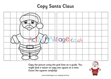 Grid copy santa