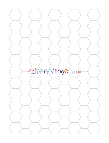 Grid paper hexagonal grid