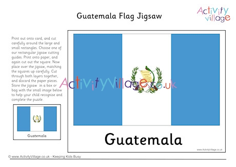 Guatemala Flag Jigsaw