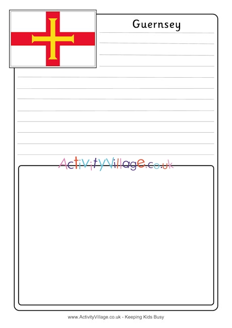 Guernsey notebooking page