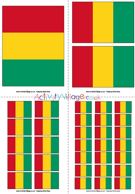 Guinea Flag Printable