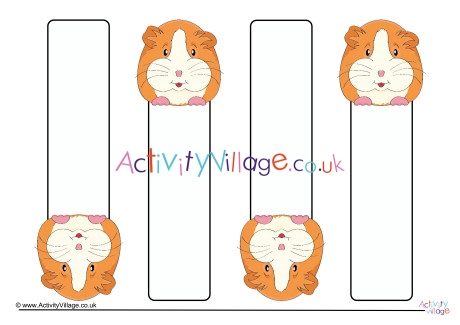 Guinea Pig Bookmarks