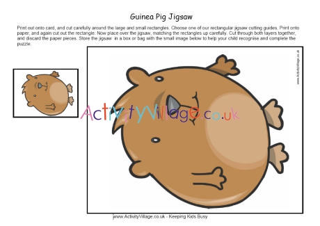 Guinea Pig jigsaw