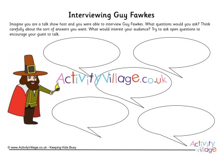 Guy Fawkes Interview Worksheet