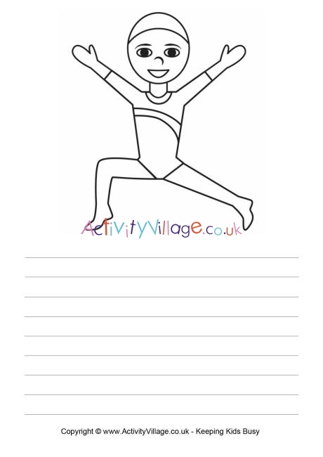 Gymnastics story paper