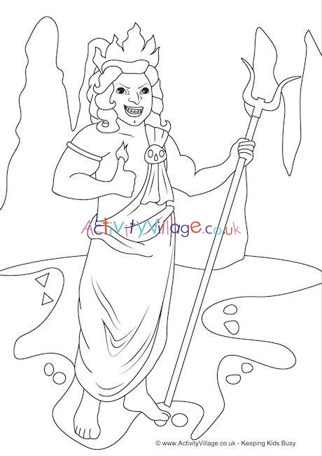 Hades Colouring Page 2