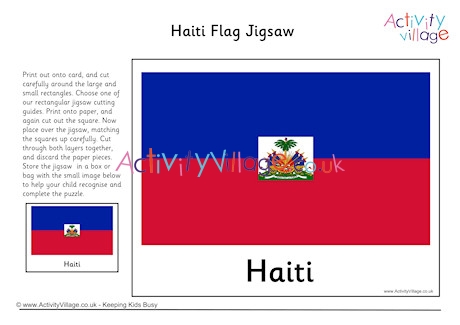 Haiti Flag Jigsaw