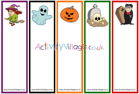 Halloween Bookmarks - Blank