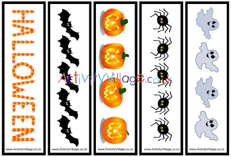 Halloween Bookmarks - Mixed