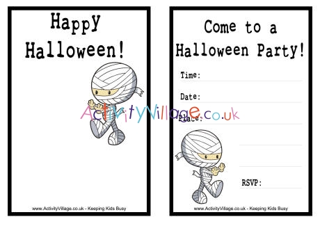 Halloween invitation 2