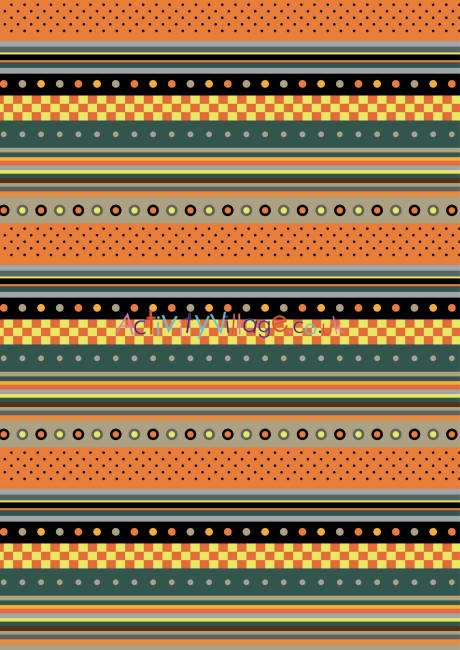 Halloween scrapbook paper stripes