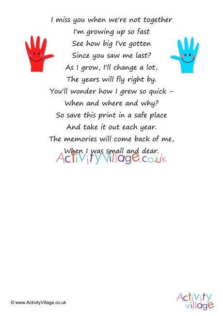 Handprint Poem 11