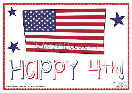 Happy 4th of July poster 2