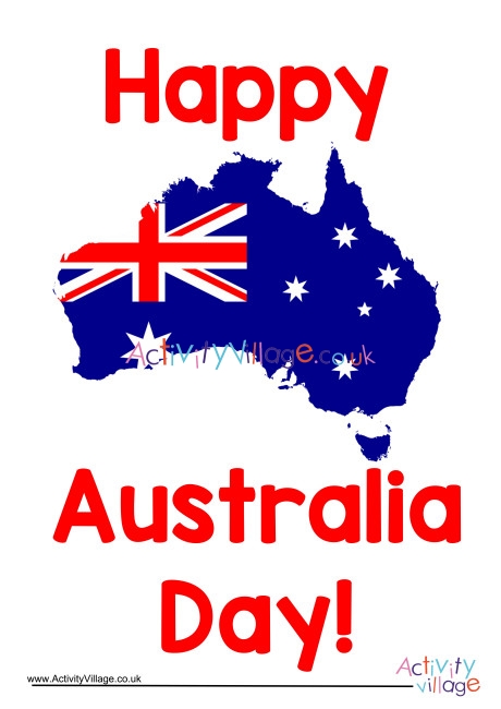 Happy Australia Day Poster 1