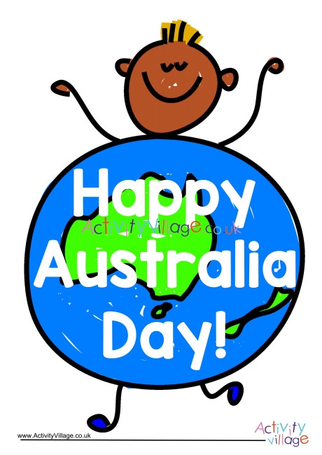 Happy Australia Day Poster 2