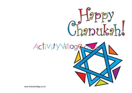 Happy Chanukah card