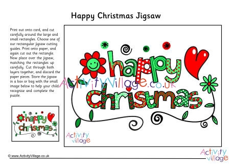 Happy Christmas Jigsaw