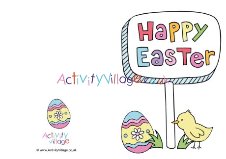 Happy Easter card 3