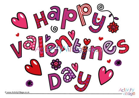 Happy Valentine's Day poster 2