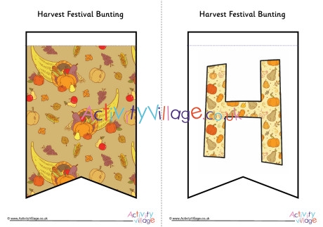 Harvest Festival Bunting