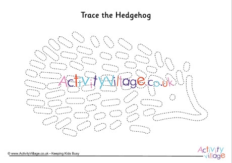 Hedgehog tracing page 2