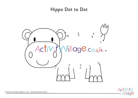 Hippo Dot To Dot