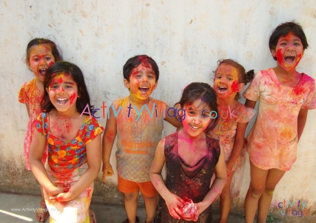 Holi Children Poster