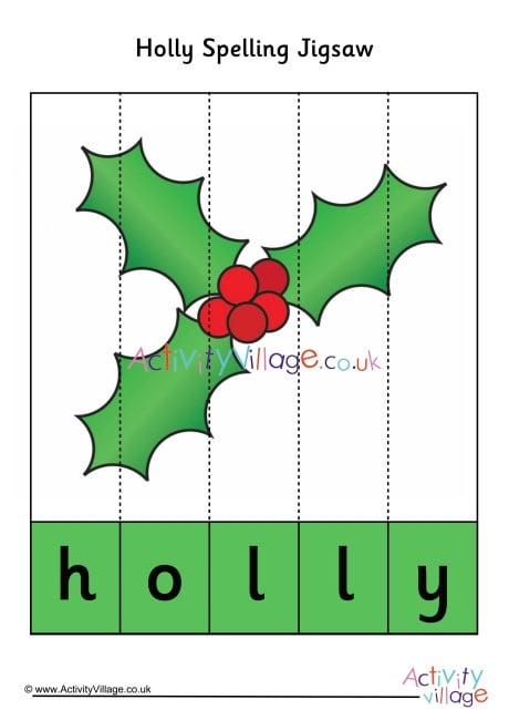 Holly Spelling Jigsaw