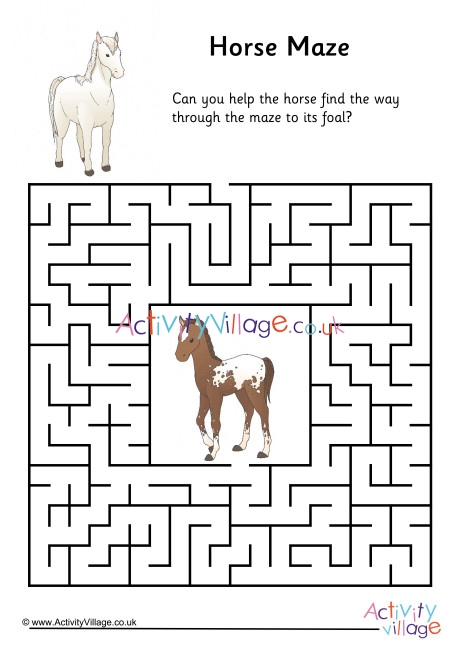 Horse Maze 1