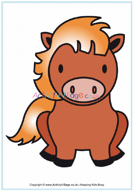 Horse poster