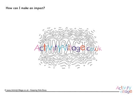 How can I make an impact worksheet