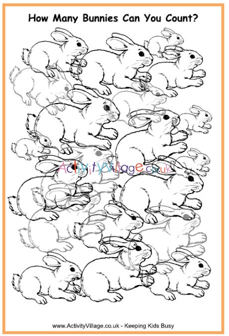 How many bunnies can you count