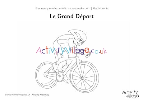 How many smaller words - Le Grand Depart