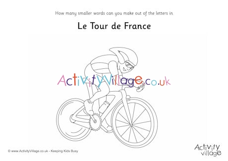 How many smaller words - Le Tour de France