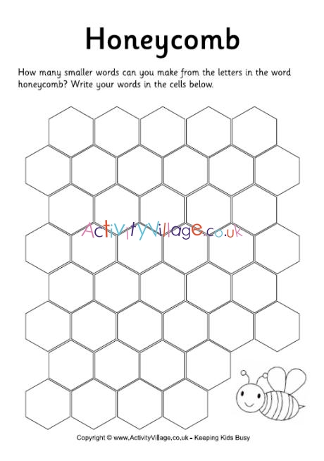 How many words - honeycomb