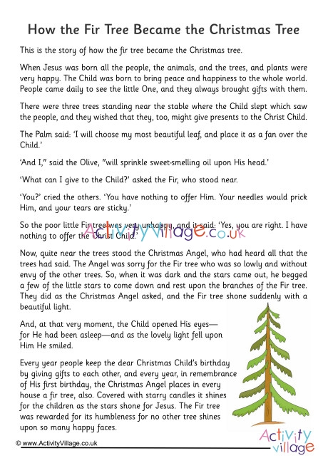 How the Fir Tree Became the Christmas Tree