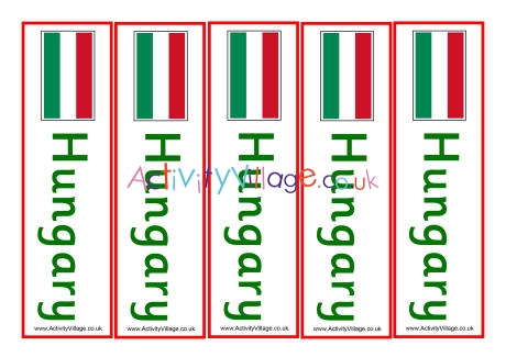 Hungary bookmarks 