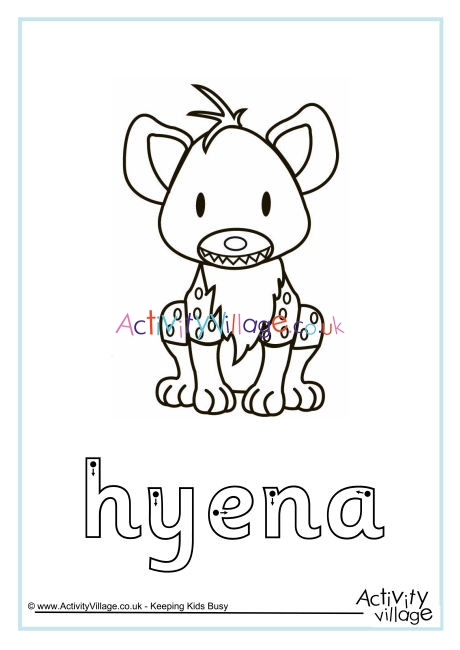 Hyena Finger Tracing