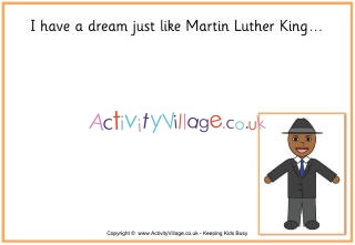 I have a dream just like MLK