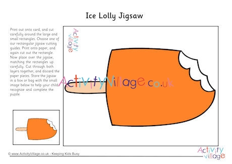 Ice Lolly Jigsaw