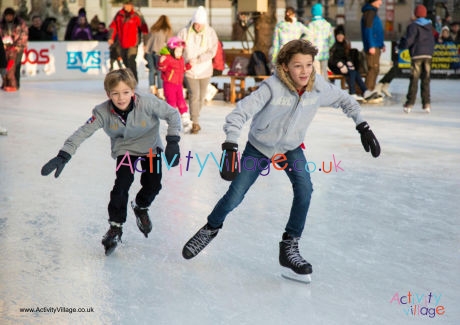 Ice Skating Poster